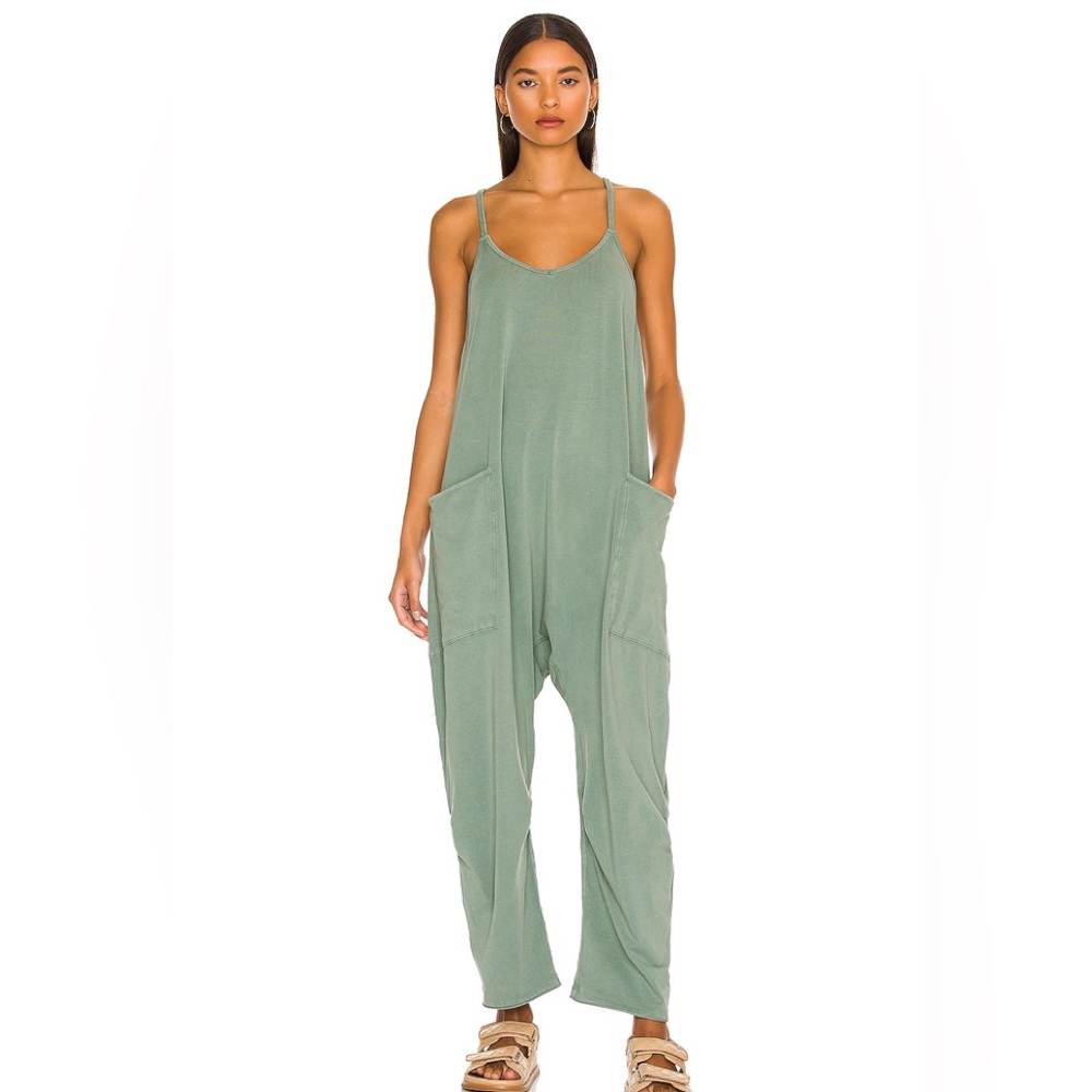 NWT FREE PEOPLE X FP Movement Hot Shot Onesie/ SECRET GARDEN